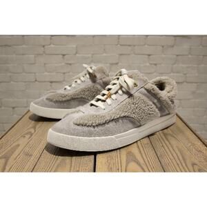 OluKai KILEA HEU Tapa Lace Up Genuine Shearling Sneaker Womens Size 8.5 W Shoes